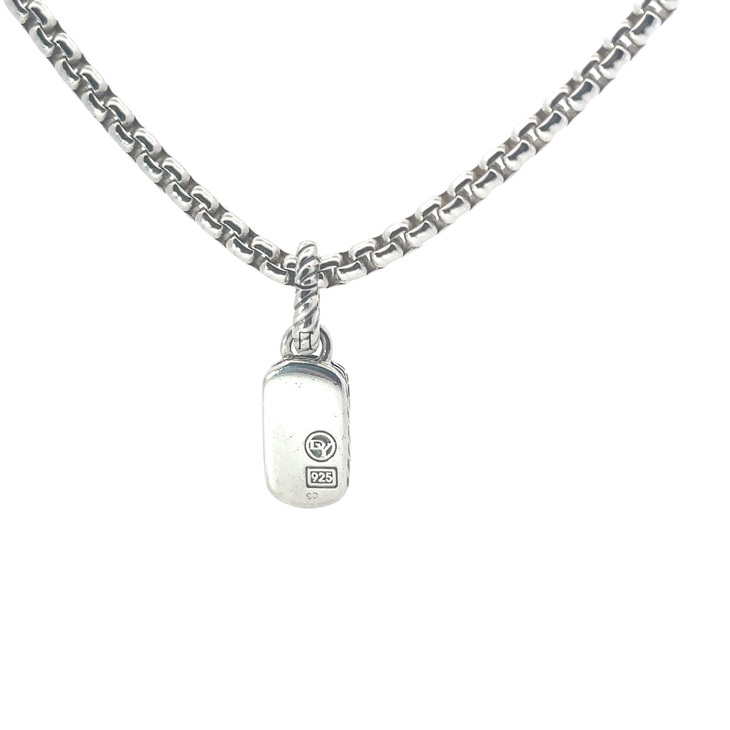 Sterling Silver David Yurman box chain 20in 3.5mm