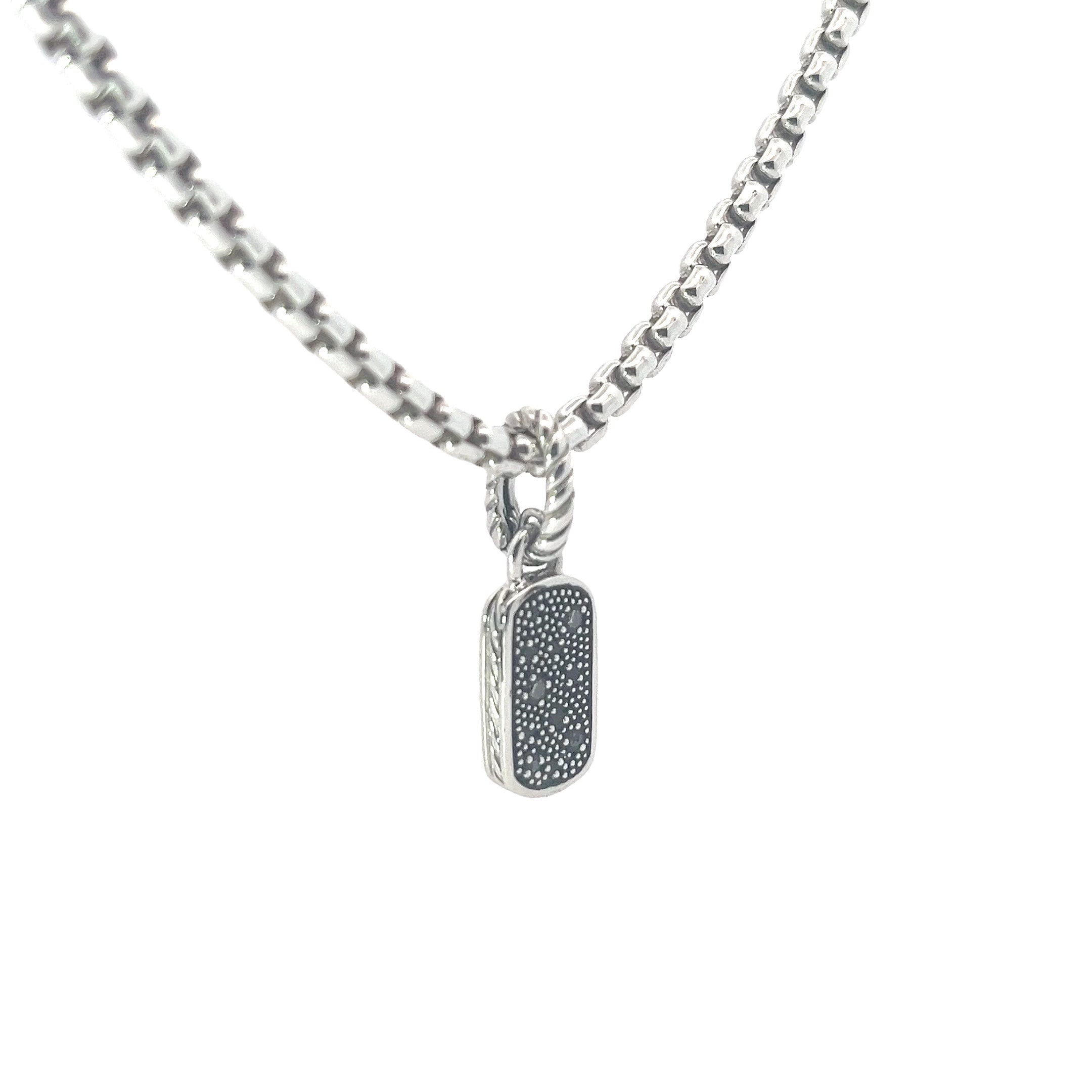 Sterling Silver David Yurman box chain 20in 3.5mm