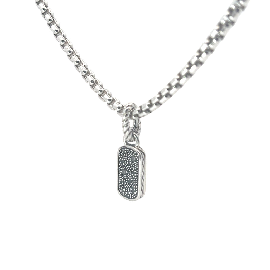 Sterling Silver David Yurman box chain 20in 3.5mm