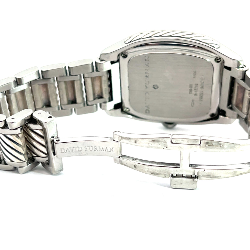 David Yurman Thoroughbred Unisex Watch in Sterling Silver/Stainless Steel