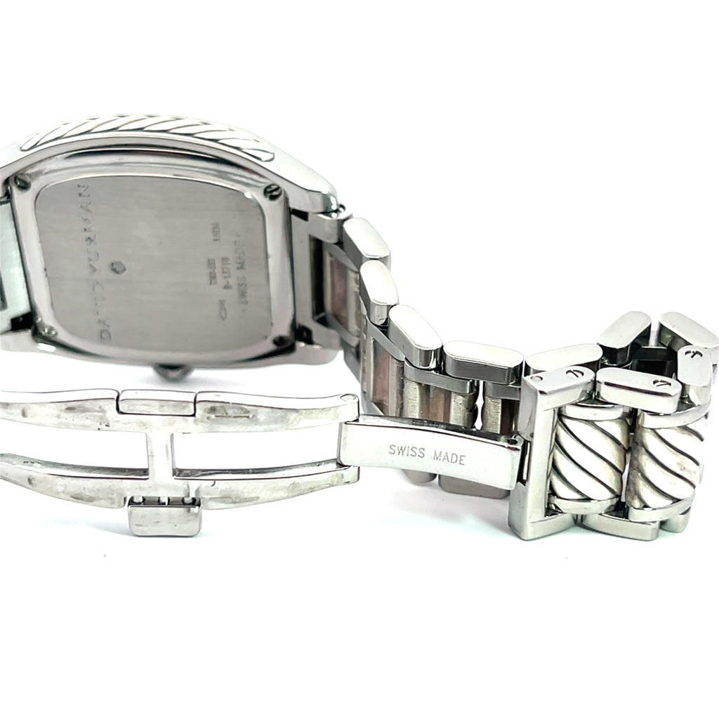 David Yurman Thoroughbred Unisex Watch in Sterling Silver/Stainless Steel