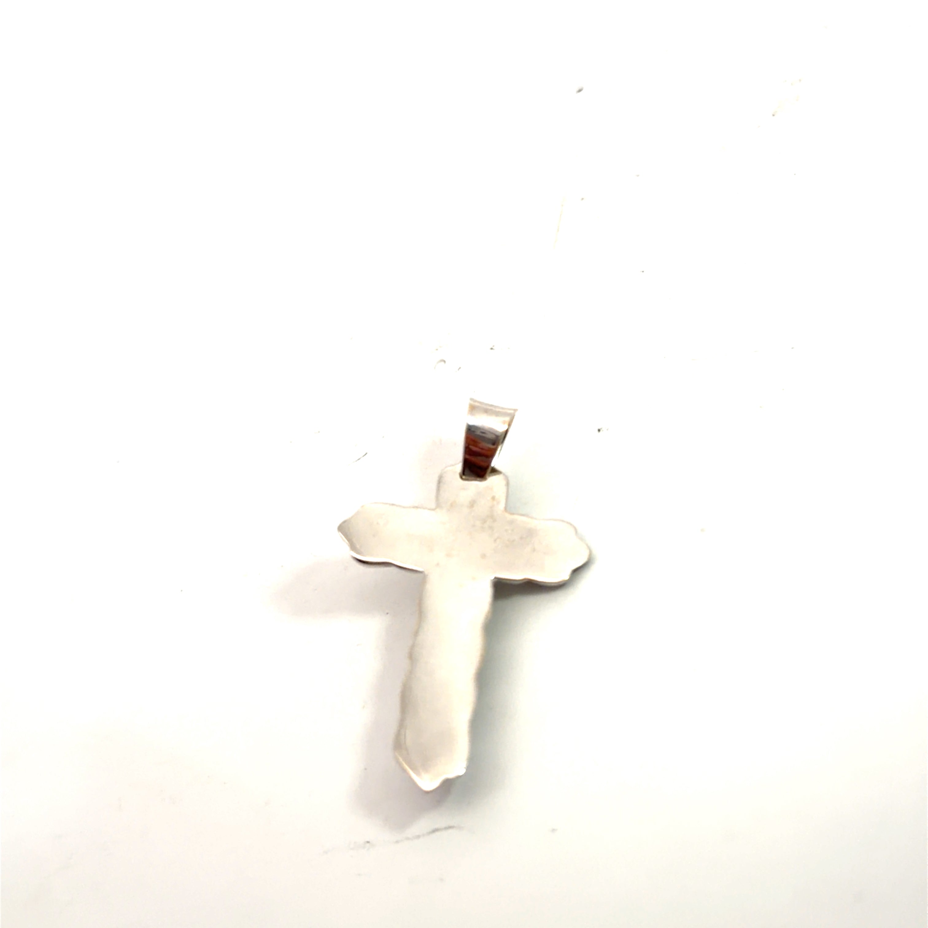 18k White Gold 5.2 gram Crucifix Cross Pendant