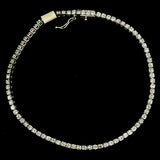 Ladies 14k White Gold Diamond Tennis Bracelet