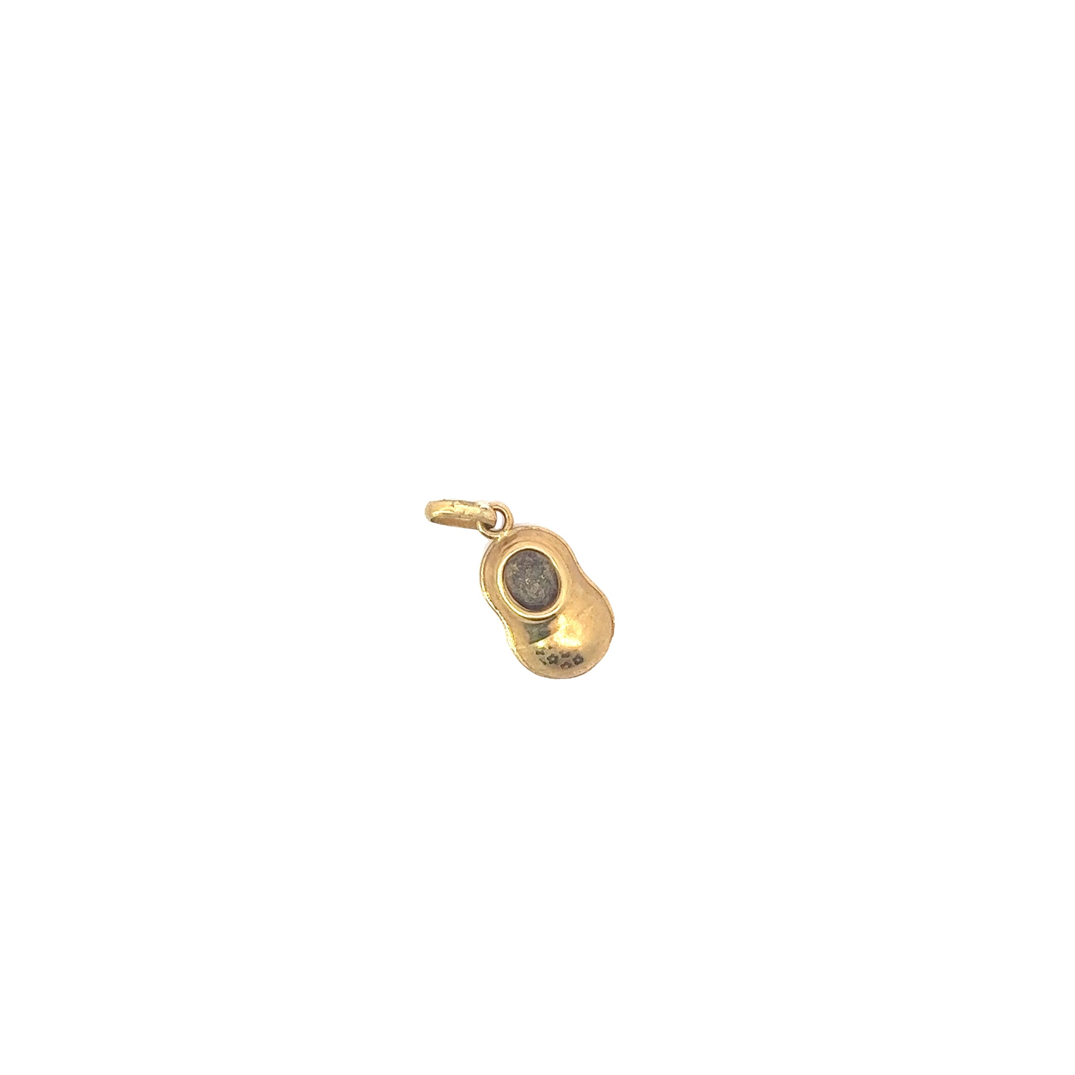 18k Yellow Gold Baby Shoe Pendant