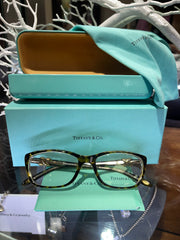 Tiffany & Co. Signature Women's Cat Eye Eyeglasses Tortoise Brown