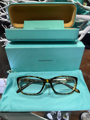 Tiffany & Co. Signature Women's Cat Eye Eyeglasses Tortoise Brown