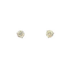 14k White Gold 1.65ct G SI1 Round Diamond Stud Earrings