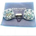 John Hardy 18k gold & 925 silver Jaisalmer Dot Square Earrings