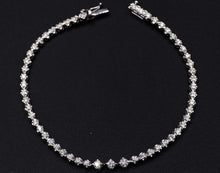 Load image into Gallery viewer, Ladies 14k white gold Diamond Bracelet