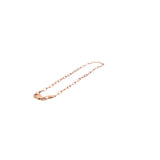 Ladies 14k rose gold Paperclip link Bracelet