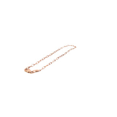 14k Rose Gold Paperclip link Bracelet 1.95mm