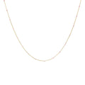14k Yellow Gold Pink Enamel Beaded Necklace 2.7 gram