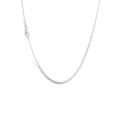 Ladies 14k white gold Flat Mariner Anklet