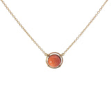 18k Yellow Gold Coral Necklace