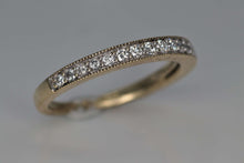 Load image into Gallery viewer, Ladies 14k yellow gold diamond wedding ring