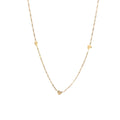14k Yellow Gold Heart Necklace 2.2 gram