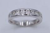 Ladies 18k white gold Round Diamond Eternity ring