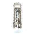 Pre-Owned Michael Dawkins 8" inch Sterling Silver/ Pearl Multi Strand Bracelet
