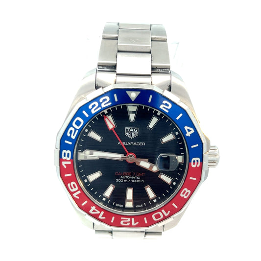 Pre-Owned TAG Heuer Aqua Racer 300M Watch/ 43mm / Quartz/ Stainless Steel / Automatic