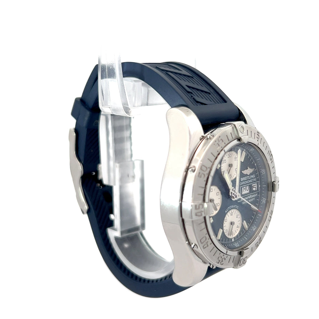 Pre-owed Breitling Super Ocean Stainless Steel Chronograph Watch