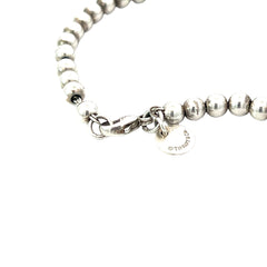 Pre-Owned Tiffany & Co. Mini Heart Tag Bead Bracelet
