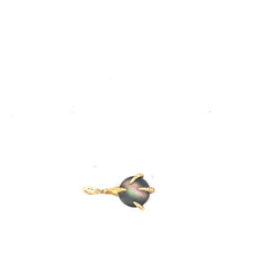 18k Yellow Gold Natural Tahitian Pearl Eagle Claw Pendant