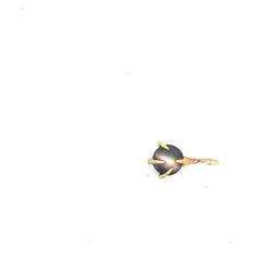 18k Yellow Gold Natural Tahitian Pearl Eagle Claw Pendant