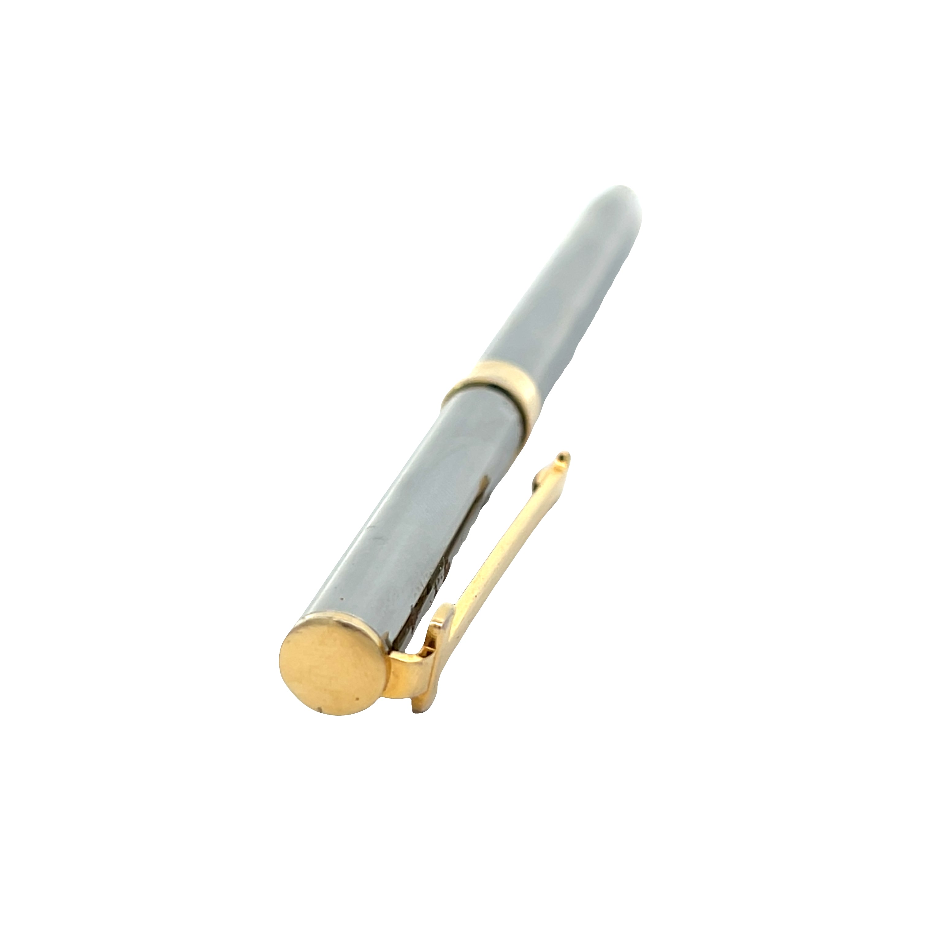 Pre-owned Tiffany & Co. Silver and Gold Plated Ball Point Pen 13 cm