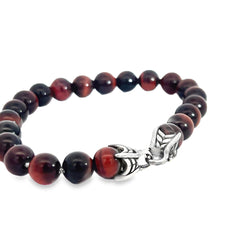 Pre-Loved David Yurman Tiger Eye Beaded Bracelet 8"inch