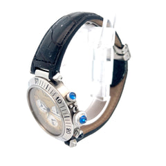 Pre-Love Cartier Pasha 38mm Champagne Dial with Leather Band