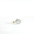 Pre-Loved Tiffany & Co. Love Knot Sterling Silver and 18k Yellow Gold Size 5 3/4