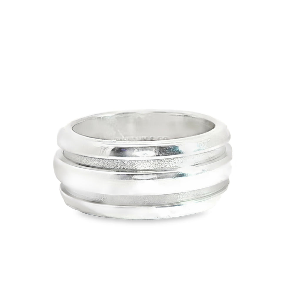 Pre-Loved Tiffany & Co. Vintage 925 Silver Grooved Ring Size 6