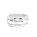 Pre-Loved Tiffany & Co. Vintage 925 Silver Grooved Ring Size 6