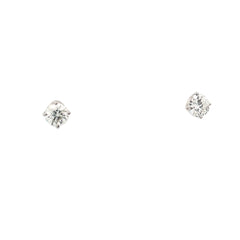 14k White Gold 1.50ct G VS2 Round Diamond Stud Earrings