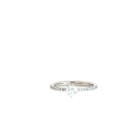 14k White Gold .34ct H VS2 Center Round Diamond /.16ct F VS2 Round Diamond Engagement Ring Certified By GIA # 1383973684