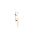 14k Yellow Gold Lighting Bolt Charm / Pendant 1 1/2" Long 1.6 gram