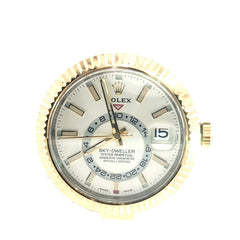 Pre-Owned Two Tone Sky dweller White Dial Rolex Watch