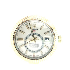 Pre-Owned Two Tone Sky dweller White Dial Rolex Watch