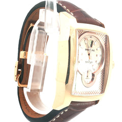 Pre-Owned Breitling Bentley Flying Bee Watch /Brown Leather Strap/ Date / Rose Gold Case