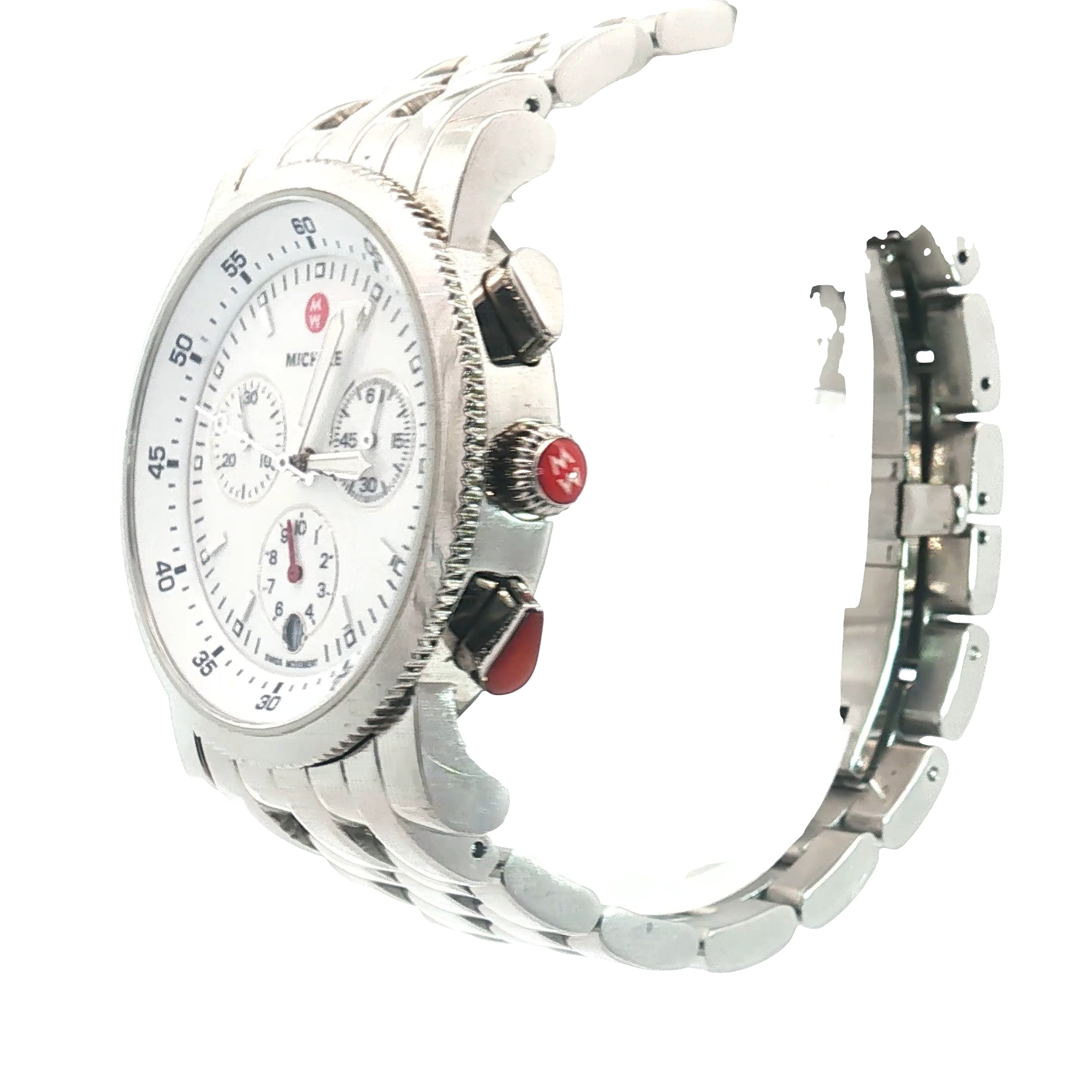 Pre-Owned Michele Sport Sail /Chronograph / Date /Stainless Steel/  38mm / SS16139