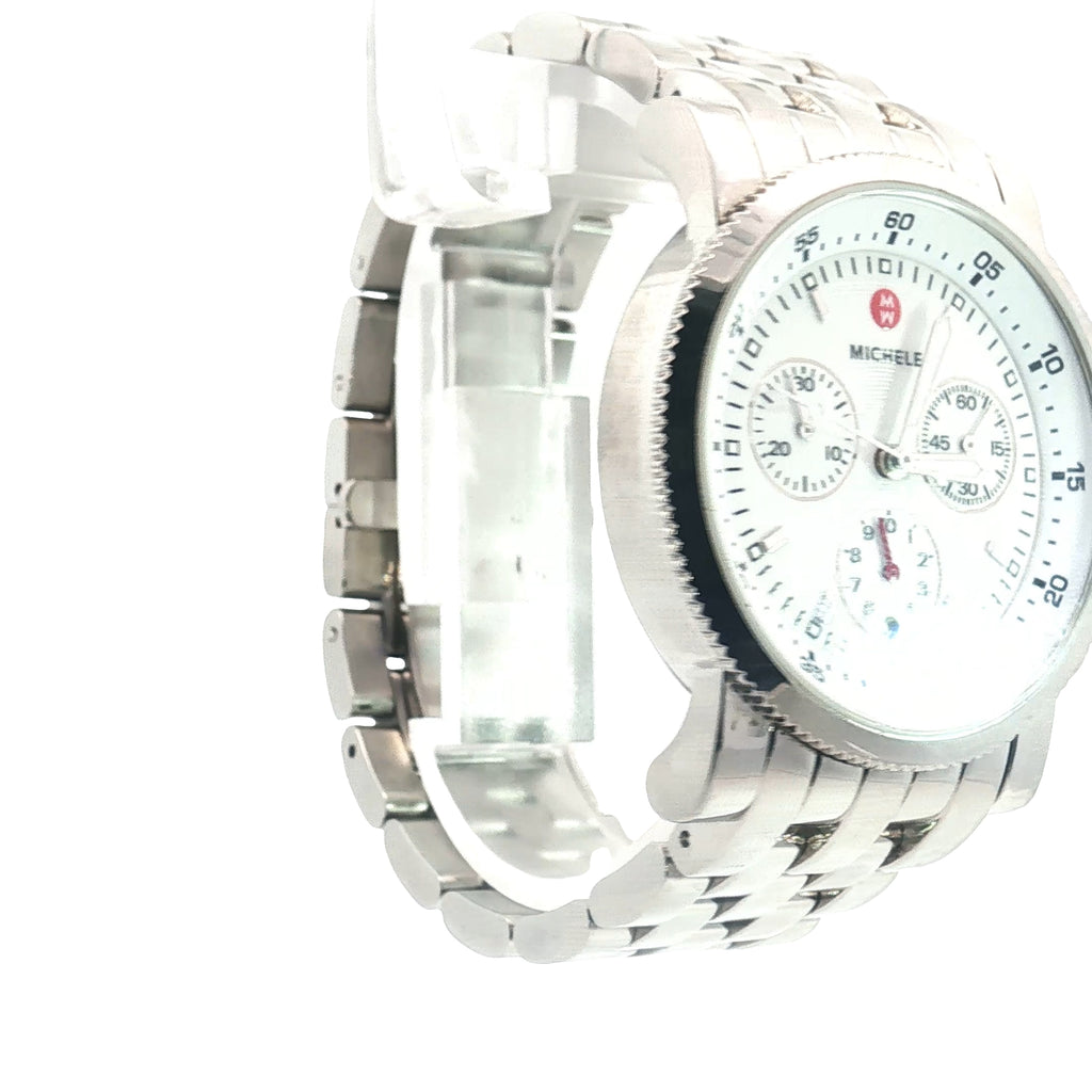 Pre-Owned Michele Sport Sail /Chronograph / Date /Stainless Steel/  38mm / SS16139