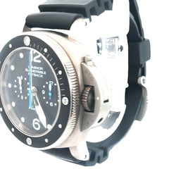 Pre-Owned Panerai Luminor Submersible 1950 3 Day Automatic Flyback Titanium Men Watch