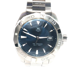 Pre-Owned Tag Heuer Aqua Racer / Blue Dial / 300M / 41mm/ Quartz/ Stainless Steel/ Date/ Year 2018