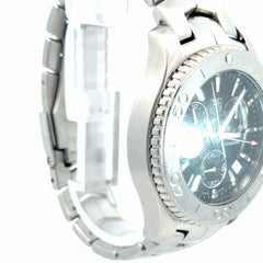 Pre-Owned Tag Heuer Link Watch / Stainless Steel/ CJ1110-BA0576/ 200 Meters / 42mm/ Black Dial/ Silver Band/ Year 2007 Watch