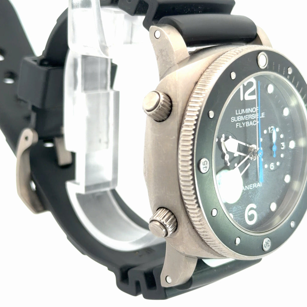 Pre-Owned Panerai Luminor Submersible 1950 3 Day Automatic Flyback Titanium/ PAM00615 / Year 2015 / Men Watch