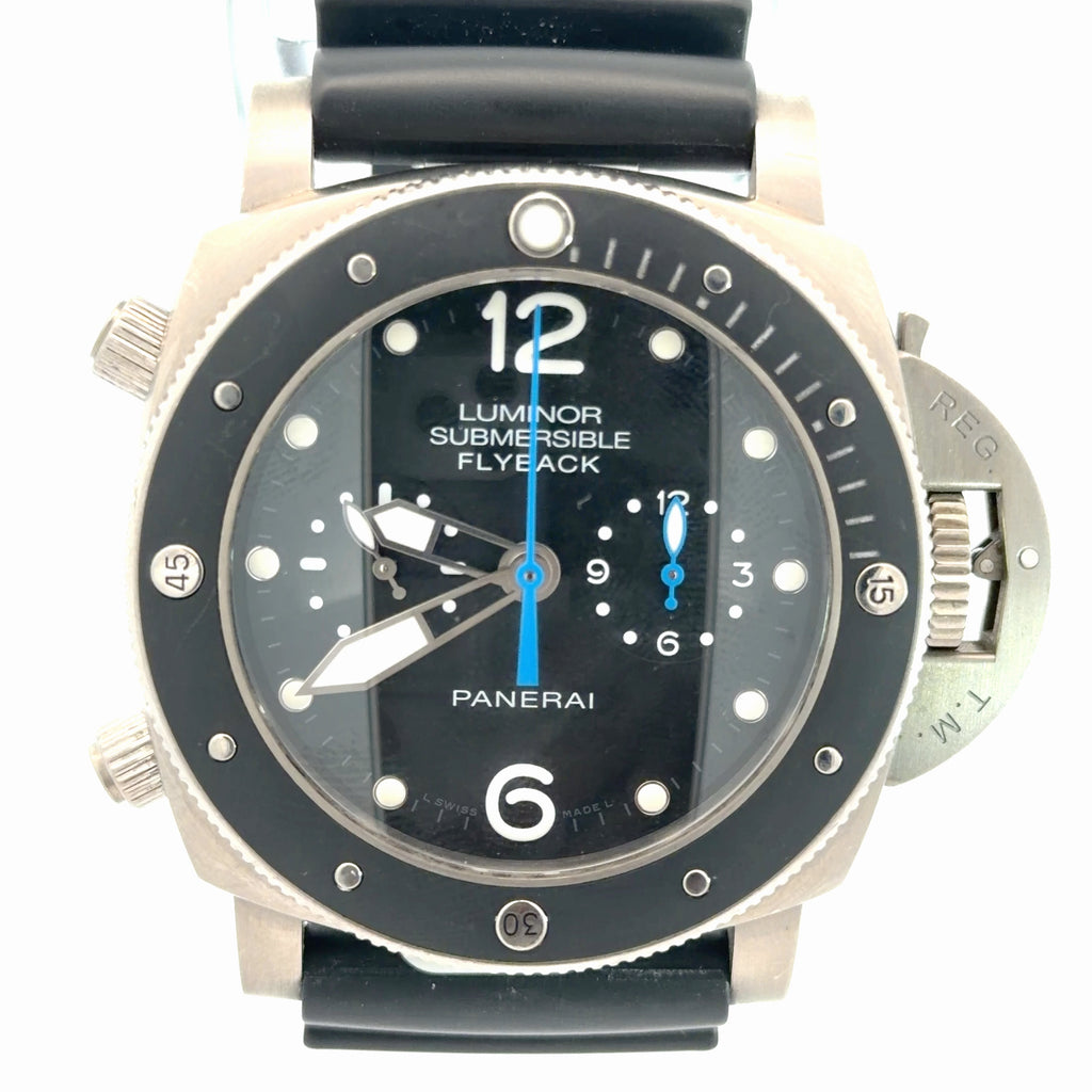 Pre-Owned Panerai Luminor Submersible 1950 3 Day Automatic Flyback Titanium/ PAM00615 / Year 2015 / Men Watch