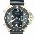 Pre-Owned Panerai Luminor Submersible 1950 3 Day Automatic Flyback Titanium/ PAM00615 / Year 2015 / Men Watch