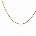 14k Yellow Gold Box Chain 7.1 gram 1.2 mm 24"inch