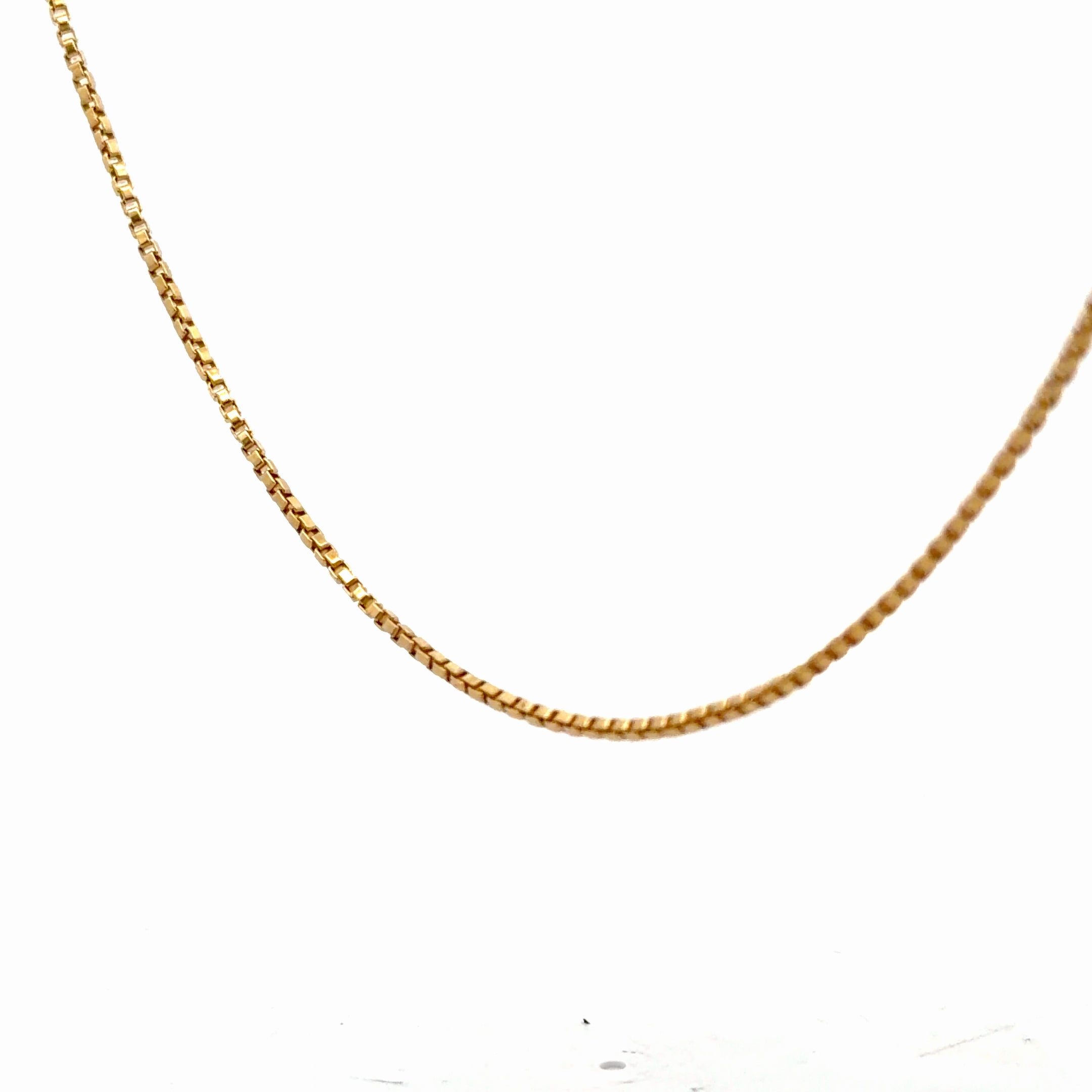 14k Yellow Gold Box Chain 7.1 gram 1.2 mm 24"inch