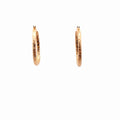 14k Yellow Gold 1.6 gram Diamond Cut Hoops